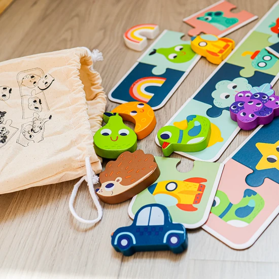 Sensorisches Gedächtnisspiel und Puzzle zur Entwicklung von Motorik und Gedächtnis