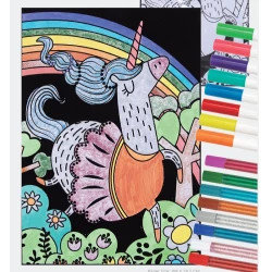 Samt-Malset Einhorn – Kreatives Spielzeug für Kinder