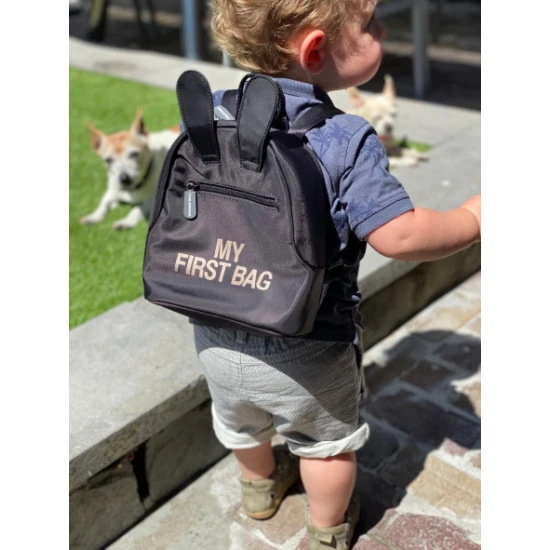 Childhome Rucksack My First Bag Schwarz CWKIDBBL