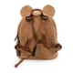 Rucksack My First Bag Braun Plüsch