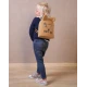 Rucksack My First Bag Braun Plüsch