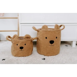 Spielzeugkorb Teddybär 30x30x30 cm