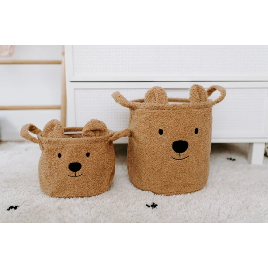 Spielzeugkorb Teddybär 30x30x30 cm