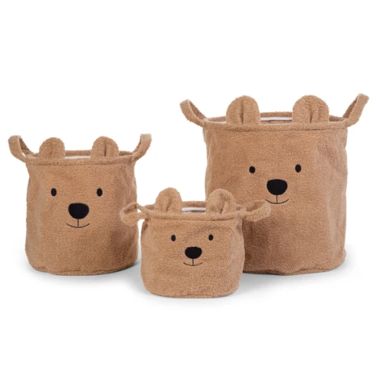 Spielzeugkorb Teddybär 40x40x40 cm