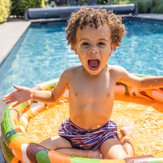 Kinder-Badeshorts für Jungen mit LSF 50+ Zebra Swim Essentials