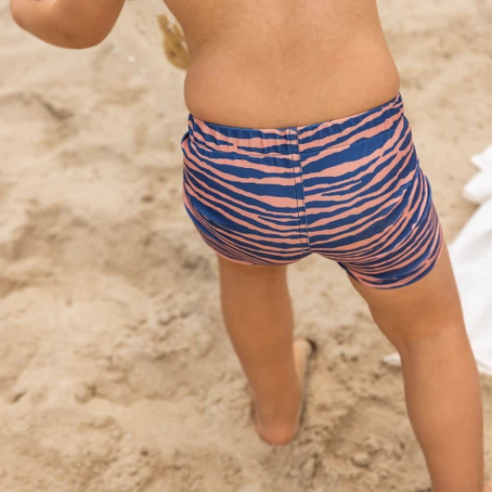 Kinder Jungen Bademode Boxershorts mit LSF 50+ Zebra Swim Essentials